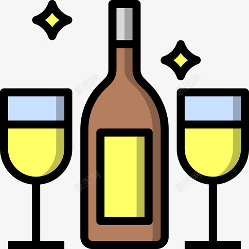 酒精夏季63线性颜色图标svg_新图网 https://ixintu.com 夏季 线性 酒精 颜色