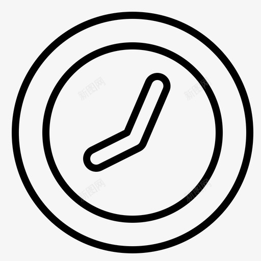 时钟时间手表图标svg_新图网 https://ixintu.com 手表 时钟 时间 用户体验