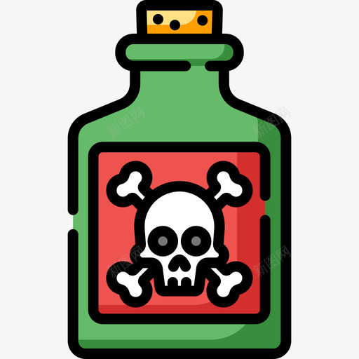 毒药上瘾2线性颜色图标svg_新图网 https://ixintu.com 上瘾2 毒药 线性颜色