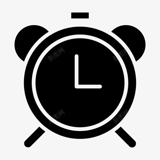 闹钟时间学校图标svg_新图网 https://ixintu.com 学校 时间 闹钟