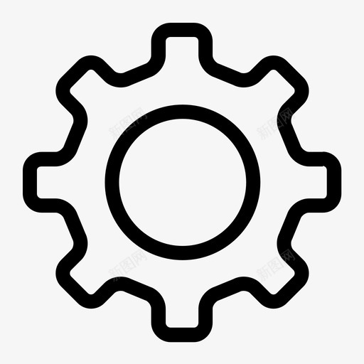 操作图标-设置svg_新图网 https://ixintu.com 操作图标-设置 设置