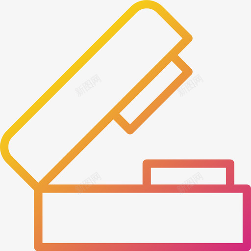 胶水办公用品7梯度图标svg_新图网 https://ixintu.com 办公用品 梯度 胶水