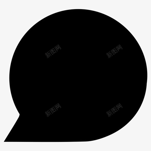 聊天评论对话图标svg_新图网 https://ixintu.com 对话 泡泡 演讲 留言 聊天 评论