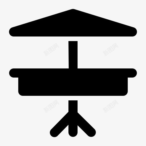 桌子咖啡馆家具图标svg_新图网 https://ixintu.com 公园 咖啡馆 家具 房间 桌子