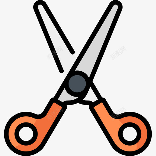 剪刀手工艺品7线性颜色图标svg_新图网 https://ixintu.com 剪刀 手工艺品7 线性颜色