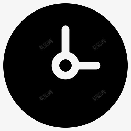 小时时钟时间图标svg_新图网 https://ixintu.com 定时 小时 时钟 时间 计时器