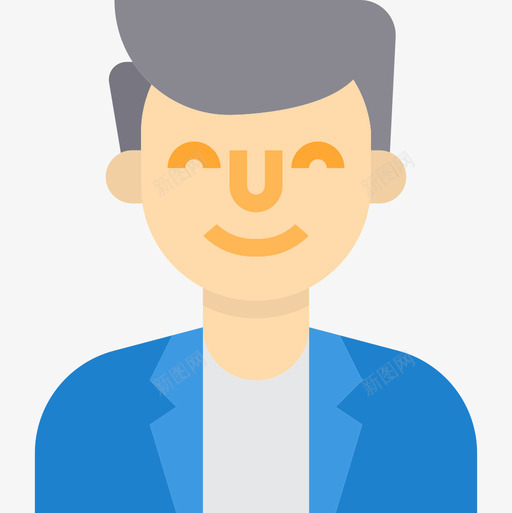 老师阿凡达64扁平图标svg_新图网 https://ixintu.com 扁平 老师 阿凡