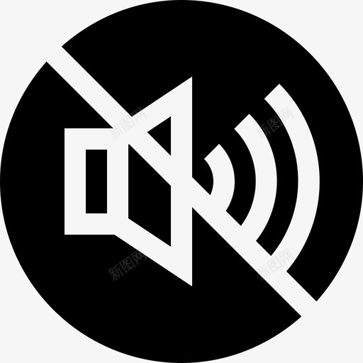 没有声音公共标志2满了图标svg_新图网 https://ixintu.com 公共 声音 标志 没有 满了