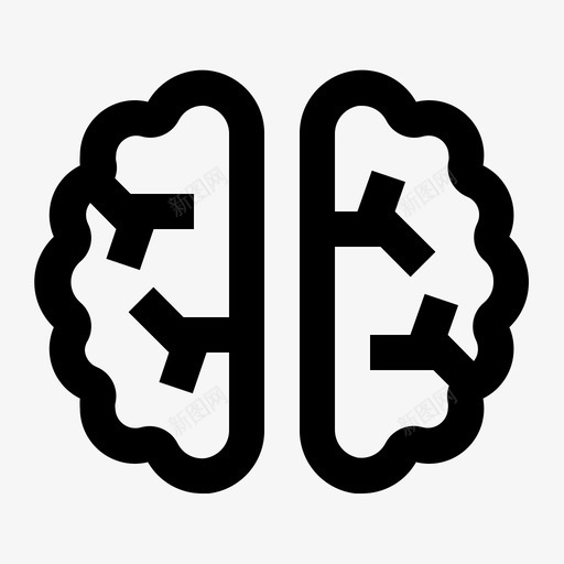 头脑头脑风暴创意图标svg_新图网 https://ixintu.com 创意 医疗路线 头脑 头脑风暴 思考 想法