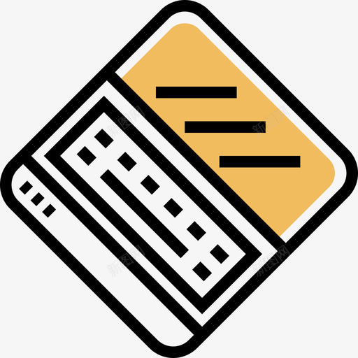 电脑小玩意12黄影图标svg_新图网 https://ixintu.com 小玩意12 电脑 黄影