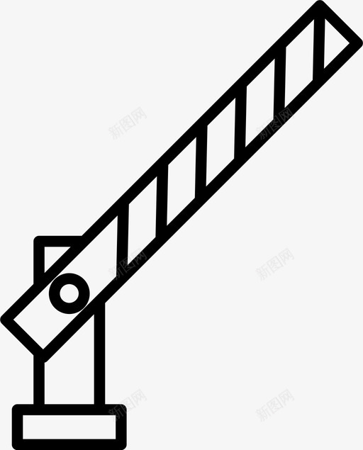 屏障入口大门图标svg_新图网 https://ixintu.com 元素 入口 城市 塞子 大门 屏障