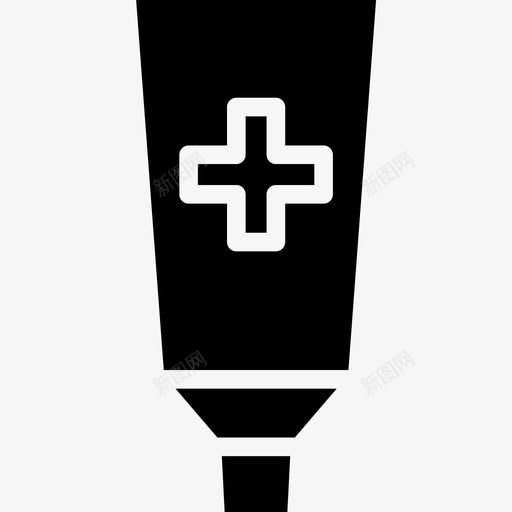 固体医用130软膏图标svg_新图网 https://ixintu.com 医用 固体 软膏