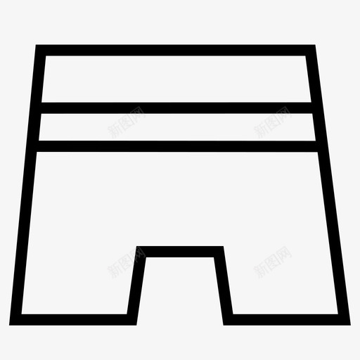 裤子足球短裤图标svg_新图网 https://ixintu.com 口渴 短裤 裤子 足球 运动