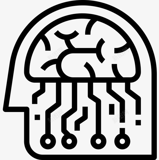 智力科学105线性图标svg_新图网 https://ixintu.com 智力 科学 线性