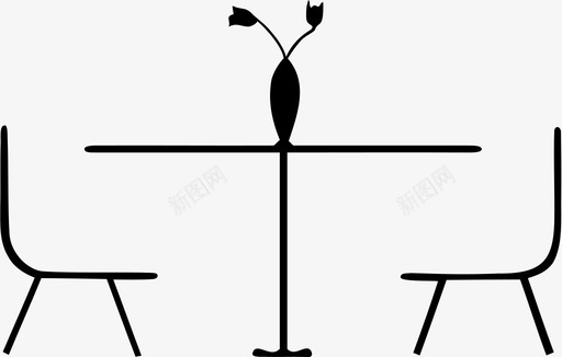 桌椅svg_新图网 https://ixintu.com 桌椅