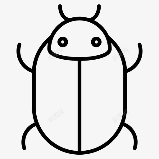 蜱虫昆虫图标svg_新图网 https://ixintu.com 蜱虫昆虫
