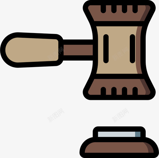 拍卖项目管理13线性颜色图标svg_新图网 https://ixintu.com 拍卖 线性 项目管理 颜色