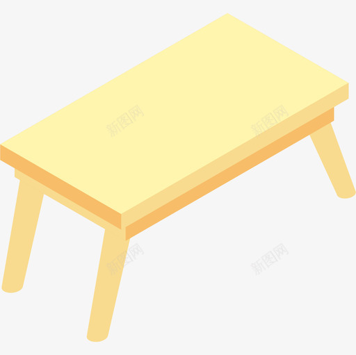餐桌家用家具11扁平图标svg_新图网 https://ixintu.com 家具 家用 扁平 餐桌
