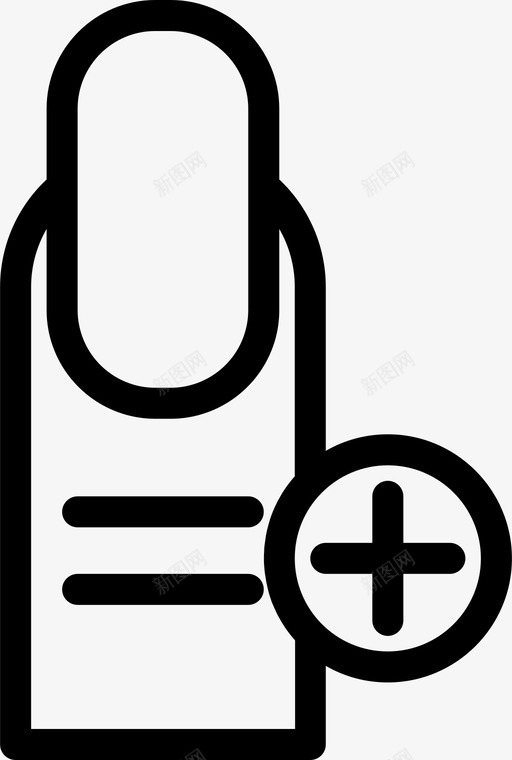 法语保健美甲图标svg_新图网 https://ixintu.com 保健 法语 美甲