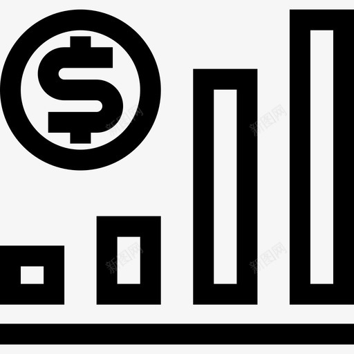 条形图营销126线性图标svg_新图网 https://ixintu.com 条形图 线性 营销126