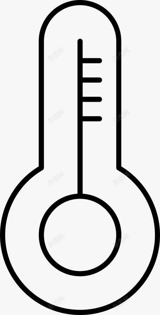 温度计温度消防员图标svg_新图网 https://ixintu.com 消防员 温度 温度计
