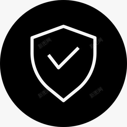 盾牌防盗防病毒图标svg_新图网 https://ixintu.com 保护 安全 徽章 盾牌 防病毒 防盗