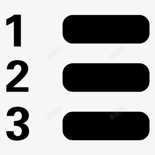 数字列表svg_新图网 https://ixintu.com 数字列表 编辑器 数字 列表