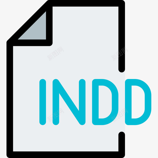 Indd63线性颜色图标svg_新图网 https://ixintu.com Indd 线性 设计 颜色