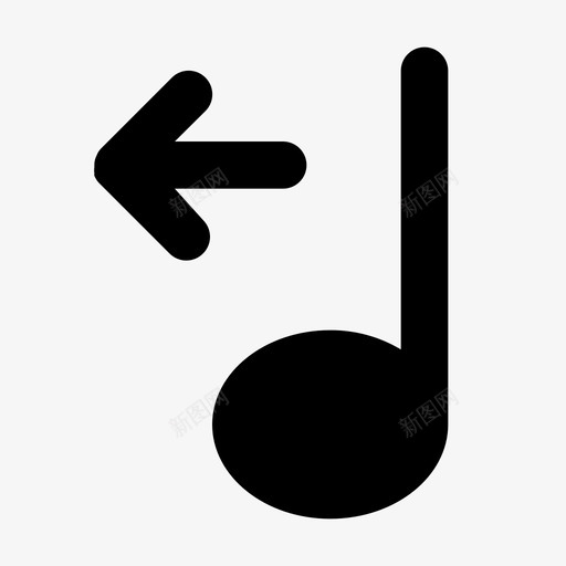 符号媒体音乐图标svg_新图网 https://ixintu.com 媒体 歌曲 符号 音乐 音乐字形图标 音符