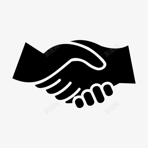 握手协议业务图标svg_新图网 https://ixintu.com 业务 交易 会议 协议 合作关系 握手
