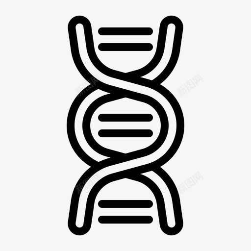 dna染色体遗传图标svg_新图网 https://ixintu.com dna 分子 染色体 螺旋 遗传