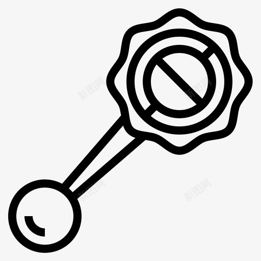 拨浪鼓宝贝学习图标svg_新图网 https://ixintu.com 学习 宝贝 拨浪鼓 玩具 玩耍