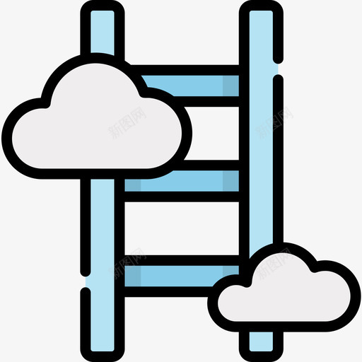 阶梯领导3线条颜色图标svg_新图网 https://ixintu.com 线条 阶梯 领导 颜色