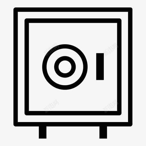 网络安全暴力锁图标svg_新图网 https://ixintu.com 保险库 保险箱 暴力 网络安全 网络攻击 锁