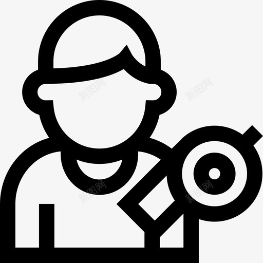 训练体育头像6直线型图标svg_新图网 https://ixintu.com 体育头像6 直线型 训练