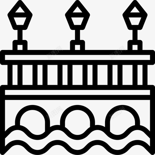 建筑与城市城市元素53线性图标svg_新图网 https://ixintu.com 元素 城市 建筑 线性