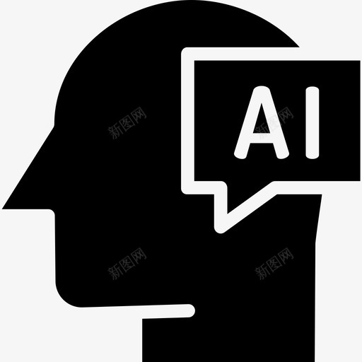 AI人工智能39坚固图标svg_新图网 https://ixintu.com AI 人工智能 坚固