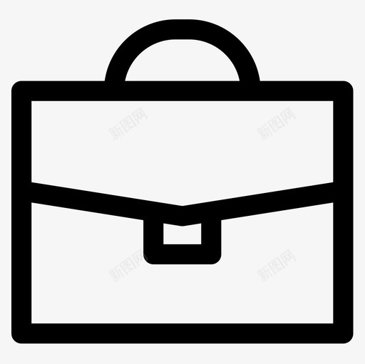 公文包市场营销67直线型图标svg_新图网 https://ixintu.com 公文包 市场营销 直线 线型