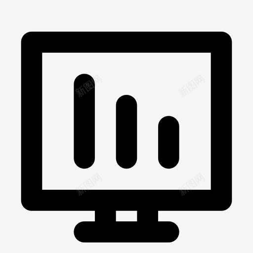 损失业务财务图标svg_新图网 https://ixintu.com 业务 业务和财务行图标 损失 监控 统计 财务