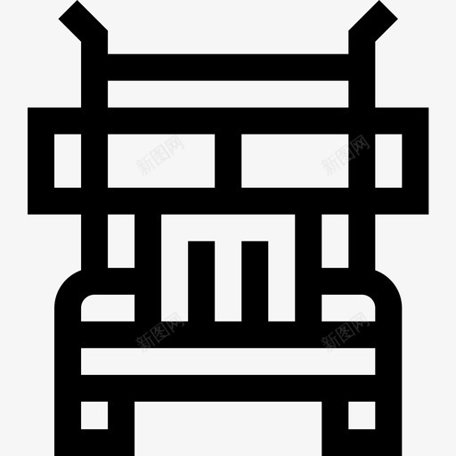 集装箱车辆和运输6线性图标svg_新图网 https://ixintu.com 线性 车辆 运输 集装箱