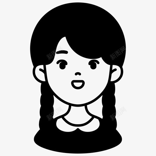 女孩化身儿童年轻图标svg_新图网 https://ixintu.com 人物 儿童 化身 女孩 年轻 职业 雕文