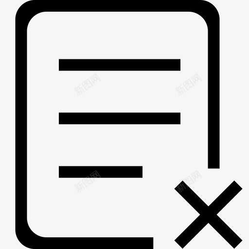 订单详情-已取消图标svg_新图网 https://ixintu.com 订单详情-已取消图标