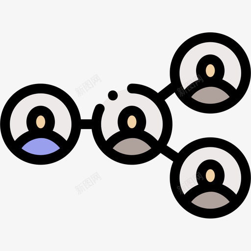 触点触点11线性颜色图标svg_新图网 https://ixintu.com 线性颜色 触点 触点11