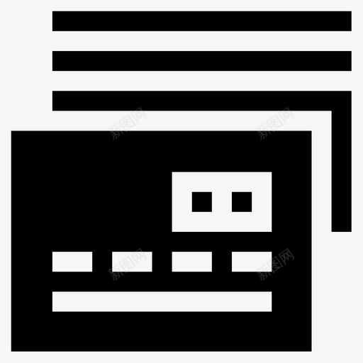 信用卡付款49已填写图标svg_新图网 https://ixintu.com 付款 信用卡 填写