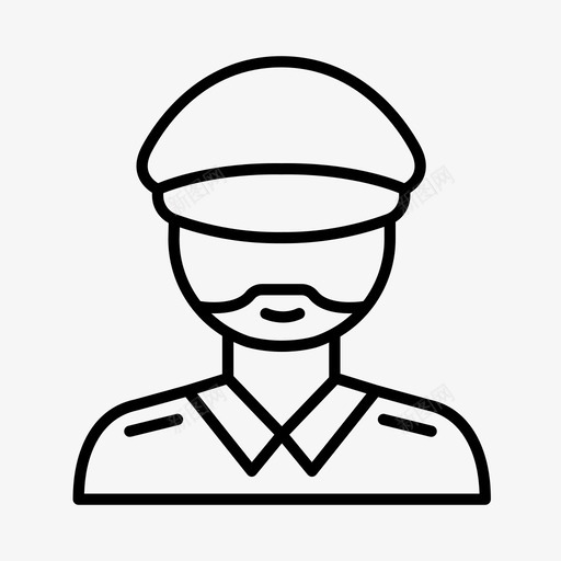 船长水上海滩图标svg_新图网 https://ixintu.com 水上 海军 海滩 航海 船长