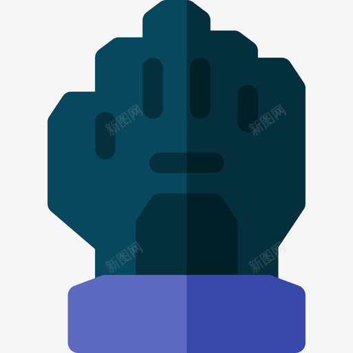 手套健身62扁平图标svg_新图网 https://ixintu.com 健身 扁平 手套