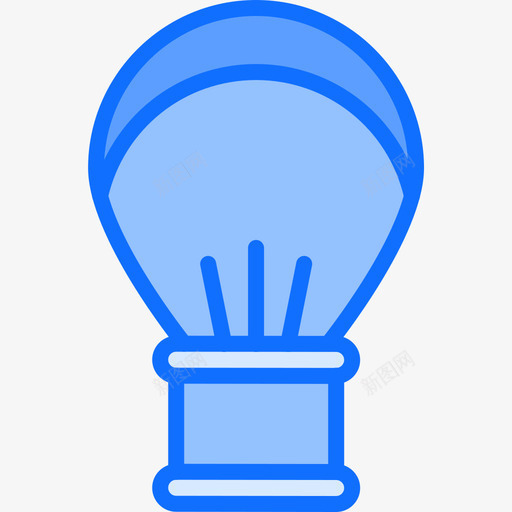 应用发型5蓝色图标svg_新图网 https://ixintu.com 发型5 应用 蓝色
