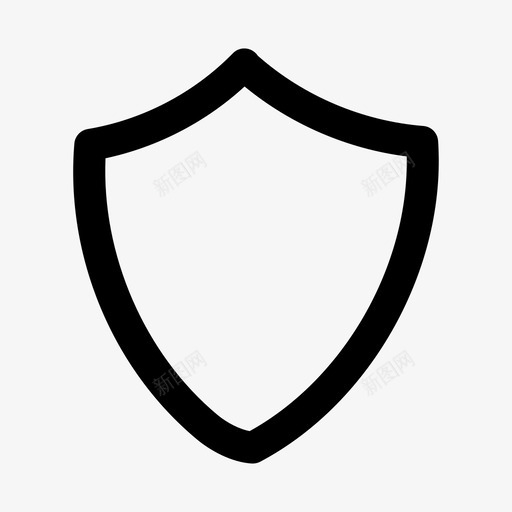 盾防盗防病毒图标svg_新图网 https://ixintu.com 保护 涂鸦 用户界面 防病毒 防盗