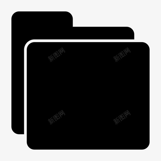 文件管理员附件文档图标svg_新图网 https://ixintu.com 办公室 填充 文件 文档 管理员 部分 附件