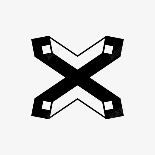管接头长方体图标svg_新图网 https://ixintu.com 接头 连杆 长方体